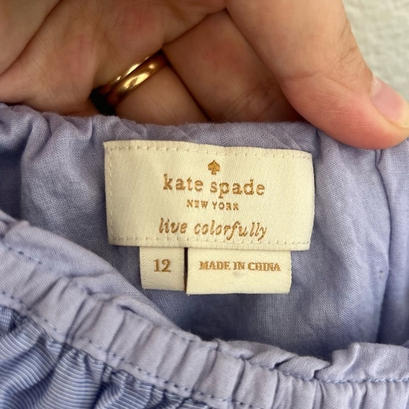 Kate Spade One-Shoulder Daisy Embroidered Ruffle Romper – Coquette Cottage - 12 - Picture 9 of 14